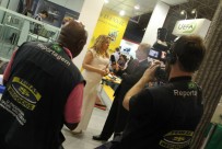 Reportagem no Stand Dinnil
